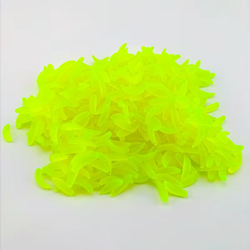 Señuelos de silicona luminosos tipo larva con aroma - imagen 3