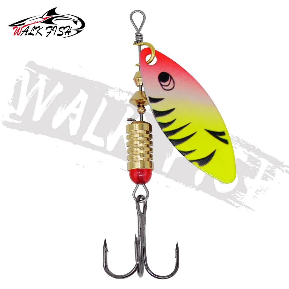 Señuelo artificial WALK FISH en acción de pesca