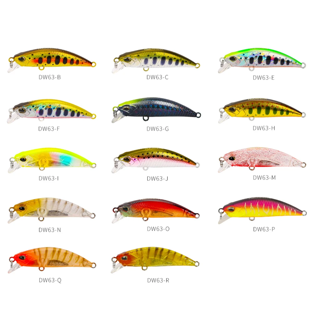 TSURINOYA Crankbait sinking Minnow 50S para trucha, señuelo duro - imagen 5