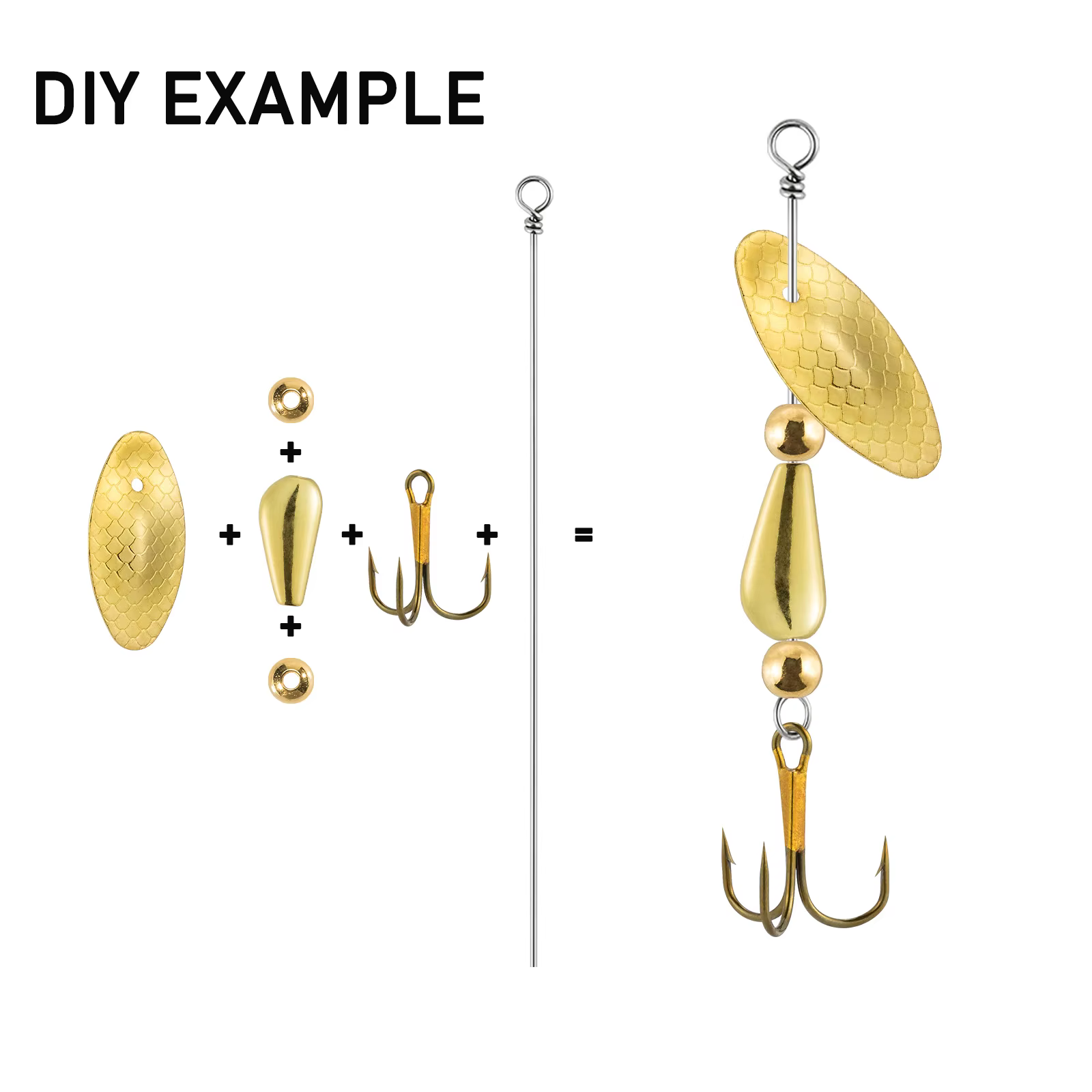 Kit spinnerbait para lubina – 120 uds pesca agua dulce - imagen 2