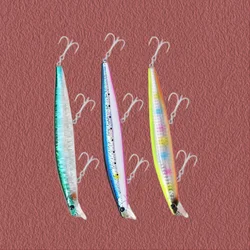 Minnow Hundible DW92 – Jerkbait de Lanzamiento Largo para Lubina