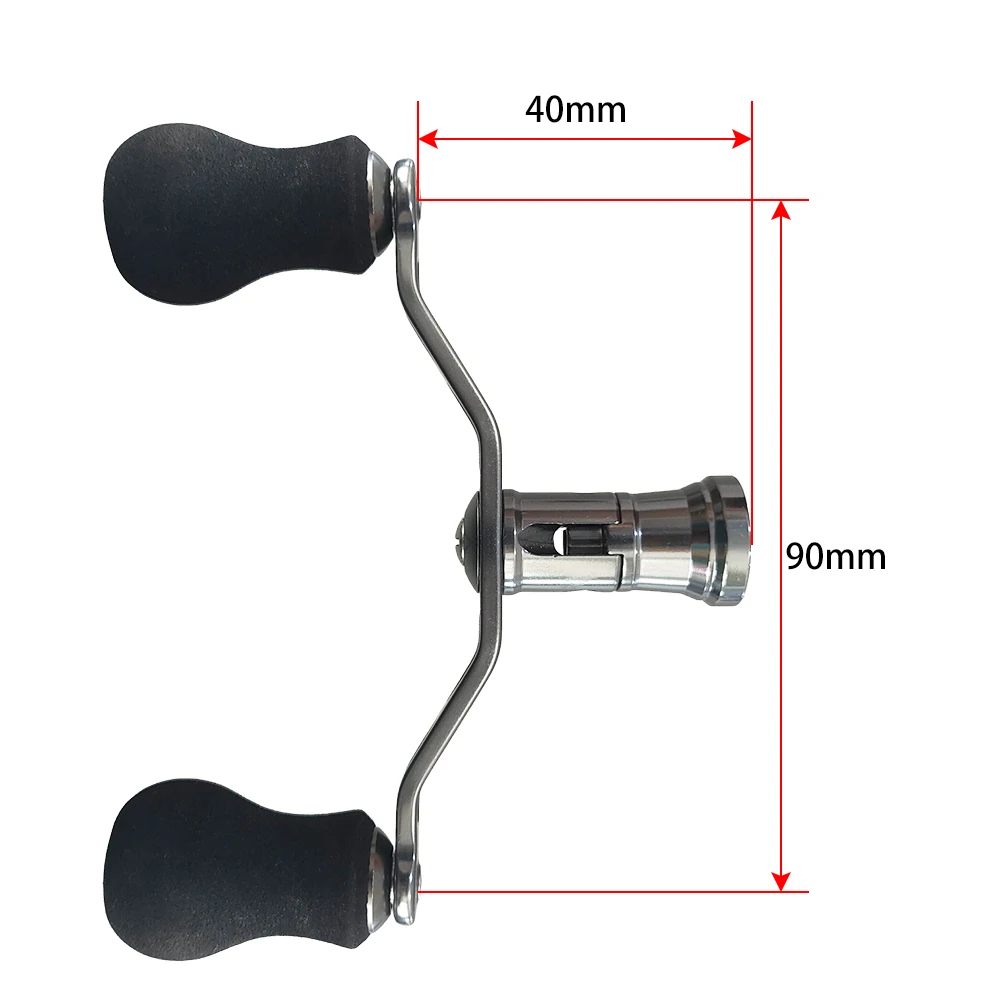 Manivela de carrete plegable atornillable KASTKING/SHIMANO - imagen 2