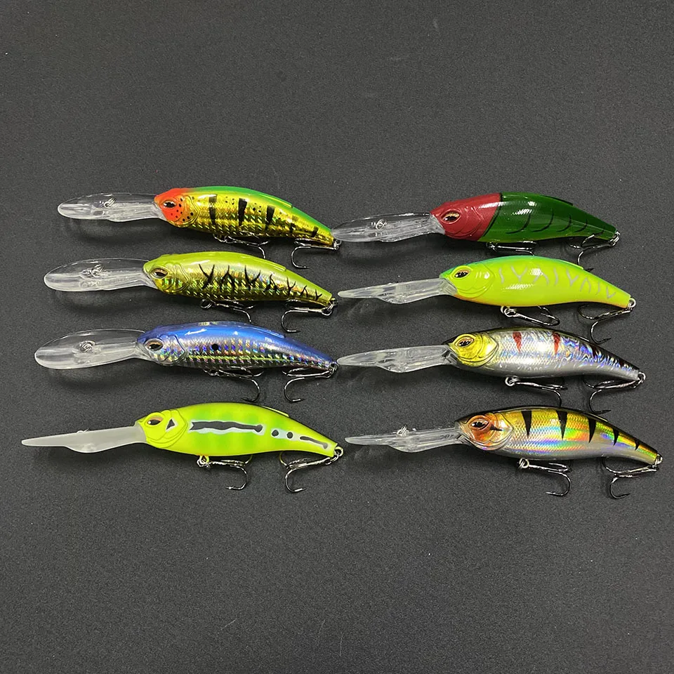 Walk Fish 85mm Swimbait flotante minnow lubina, trucha y lucio - imagen 5