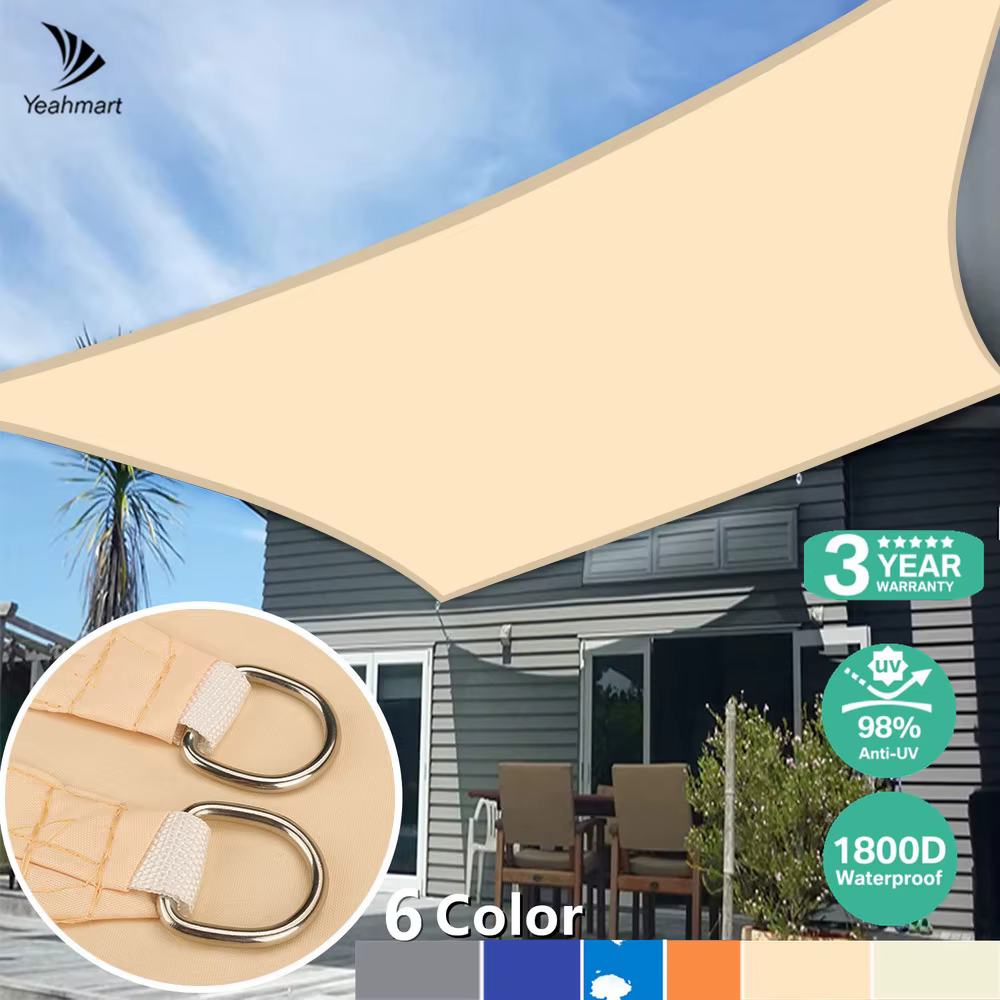 Toldo Impermeable Shade Sail 4x3m – Sombra Exterior para Jardín Terraza - imagen 3