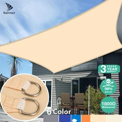 Toldo Impermeable Shade Sail 4x3m – Sombra Exterior para Jardín Terraza