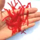 Señuelo micro shad Gruby de vinilo con aceite, lombriz roja - imagen 4