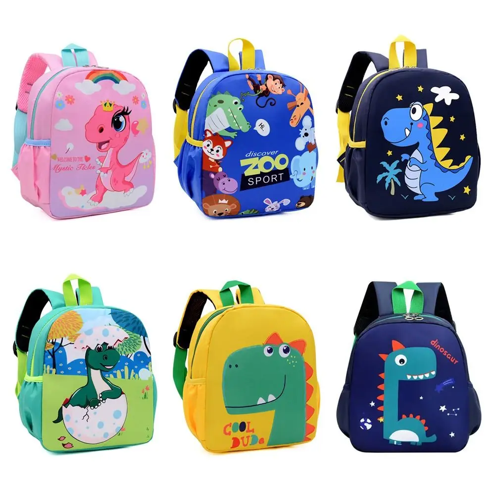 Mochila de dinosaurios de dibujos animados para estudiantes - imagen 4