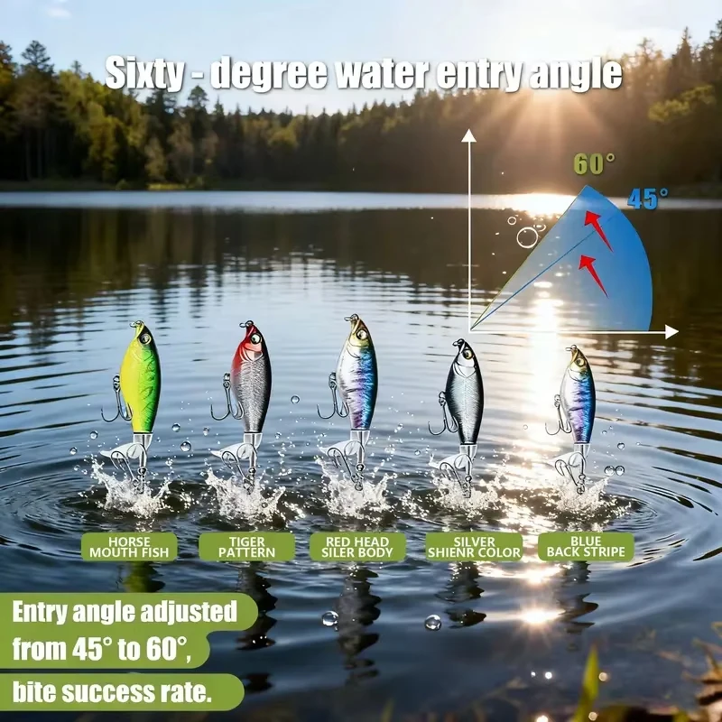 Señuelos Realistas con Ojos 3D – Anzuelos con Púas Anticorrosión - imagen 3