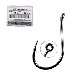 Anzuelos acero inoxidable alto carbono con púas para pesca carpa