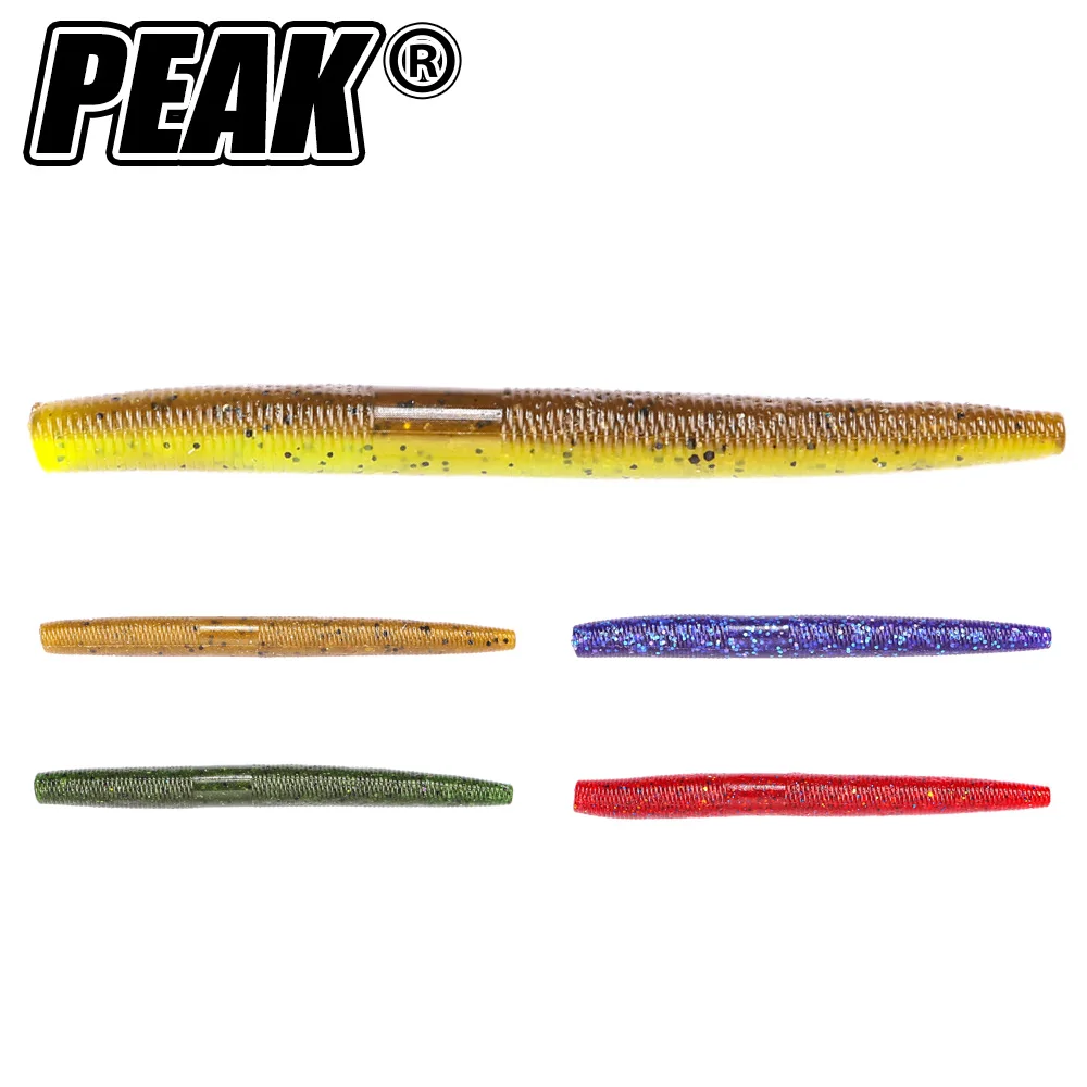 Señuelos PEAK de vinilo para pesca marina que se hunden - imagen 2