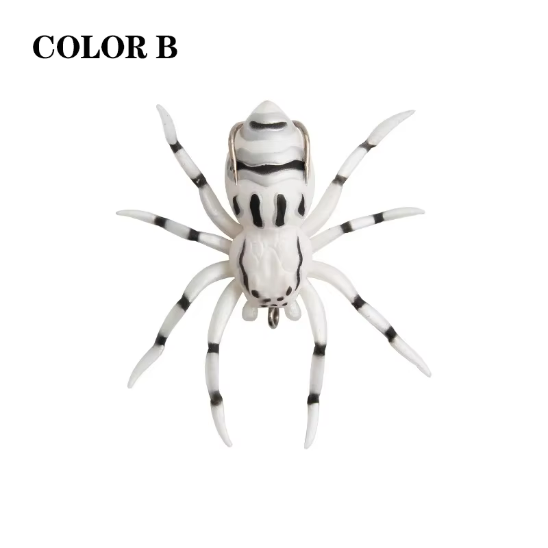 ALASICKA Señuelo Araña Suave - Anzuelos triples, cebo plástico - imagen 5