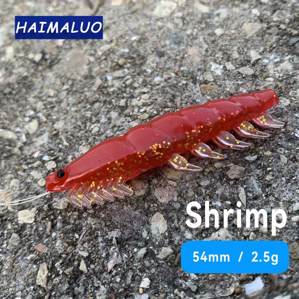 HAIMALUO Cebo de silicona suave - camaron para carpa, lucio - imagen 5