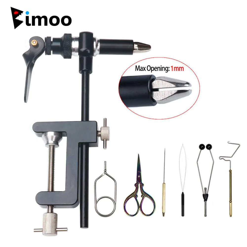 Tornillo de Banco Bimoo 360° para Atado de Moscas – Acero Endurecido - imagen 2