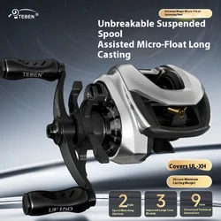 Tebenuf 150 6.2 Carrete Baitcast Carbono Galvanizado Ligero