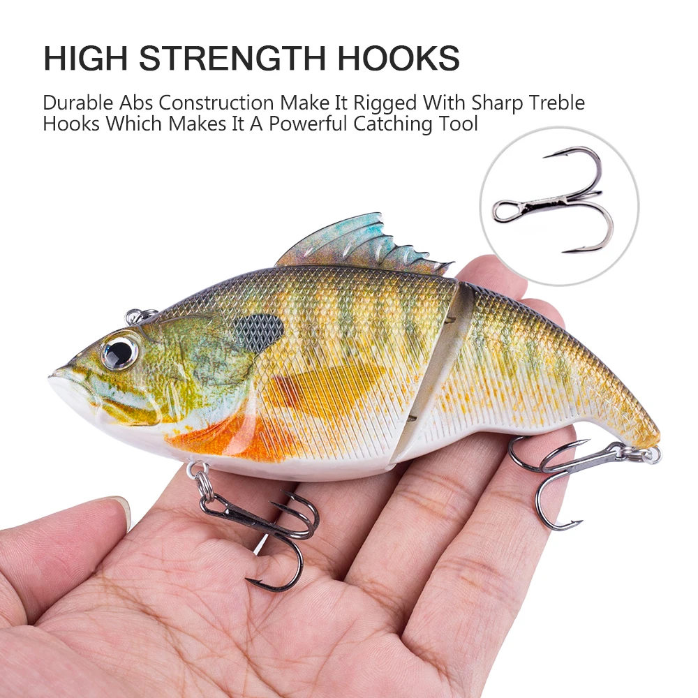 Hanlin VIB Crankbait Wobbler - Señuelo de hundimiento 11,5 cm - imagen 5