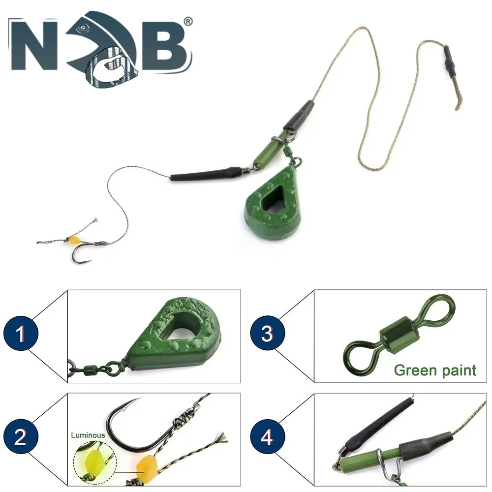NGB Jaula Alimentadora Metal – Pesca de Carpa - imagen 2