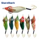 ShareShark señuelo luminoso con gancho dorado para calamar y camarón