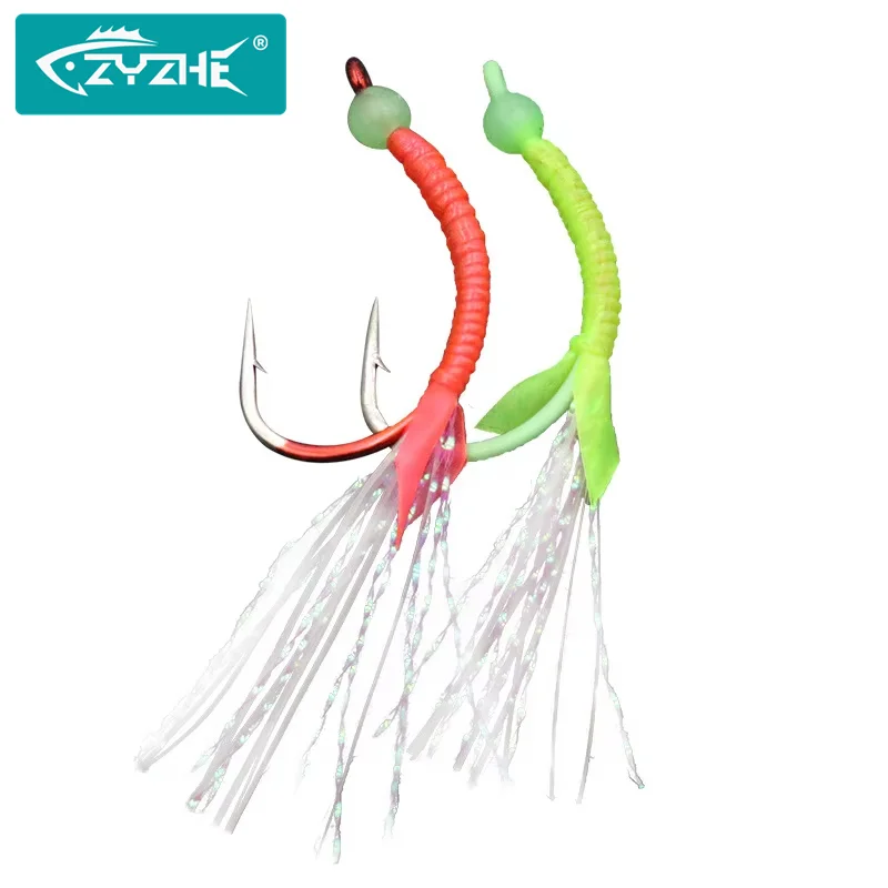 ZYZ Sabiki Anzuelos de asistencia luminosos para surfcasting