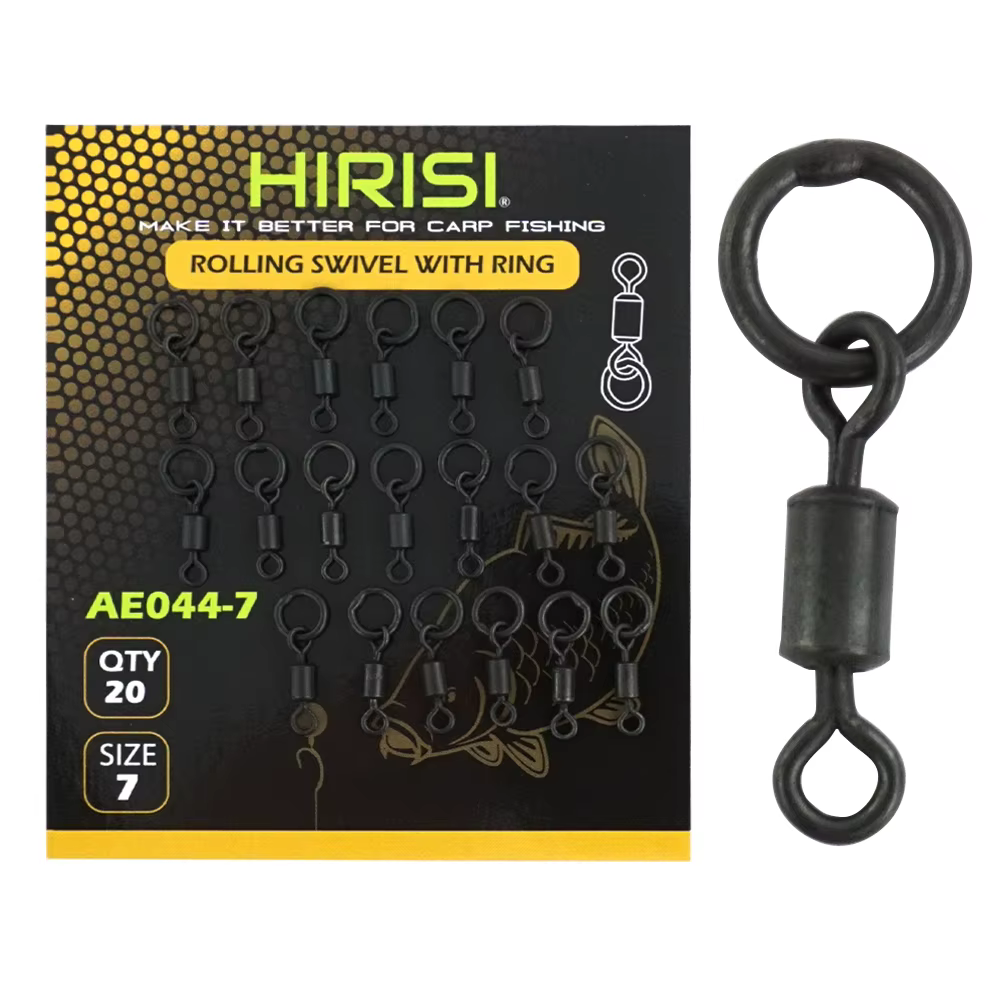 Broches giratorios Hirisi AE044 para pesca de carpa con cambio rápido - imagen 5