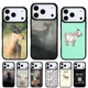 Funda para iPhone con diseño de cabras – carcasa trasera protectora
