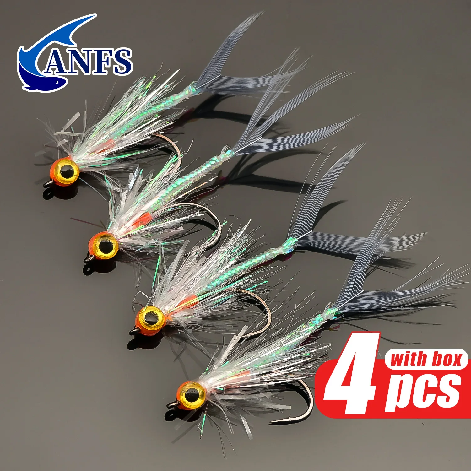 Moscas streamer ANFS en pack de 4