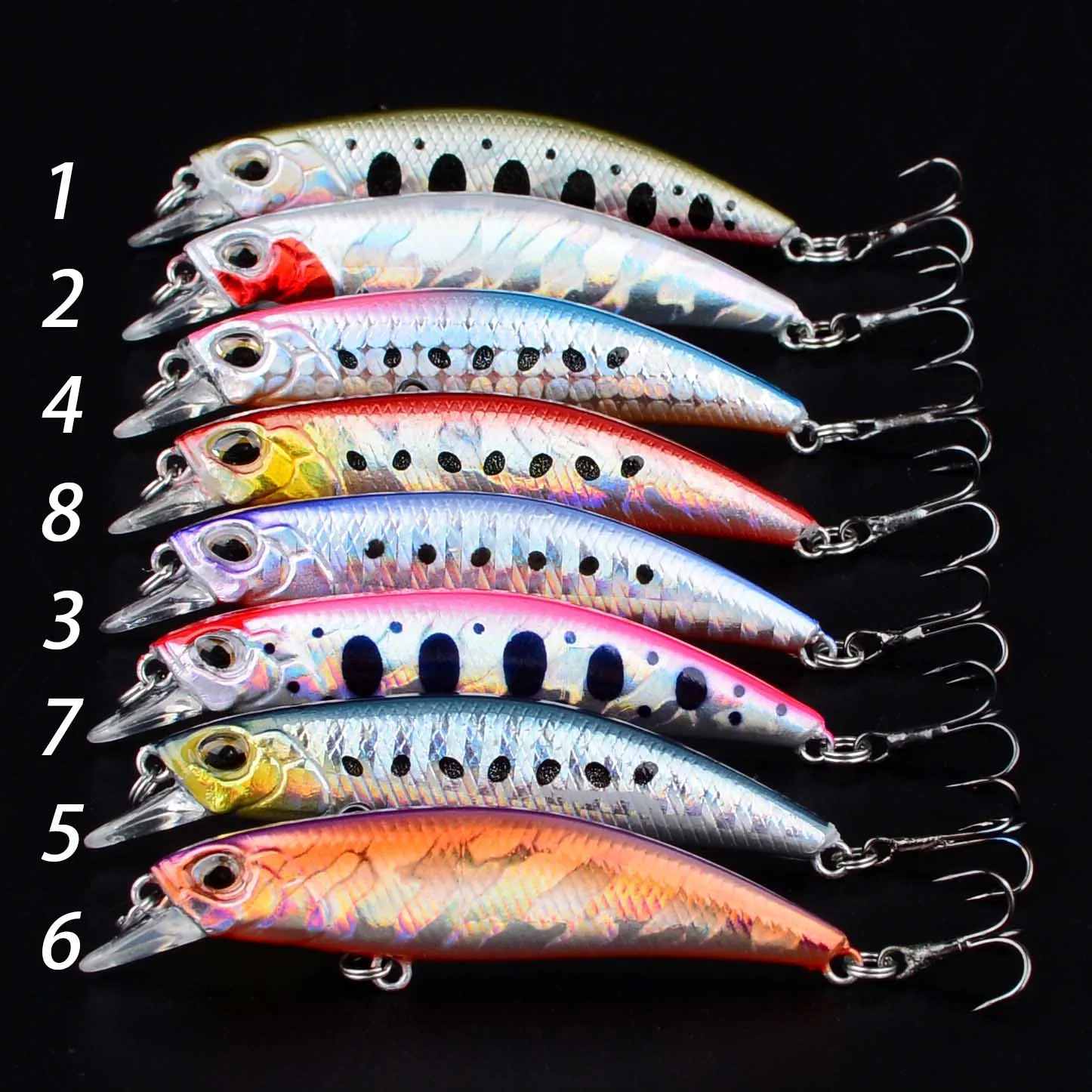 Señuelo Minnow agua salada Twitch Jerk con acción realista - imagen 3