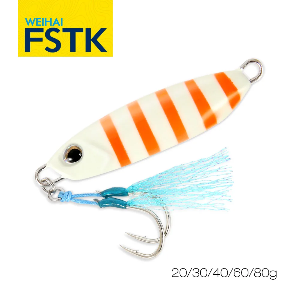FSTK Jig Spoon para Lubina – Señuelo artificial de metal fundido - imagen 4