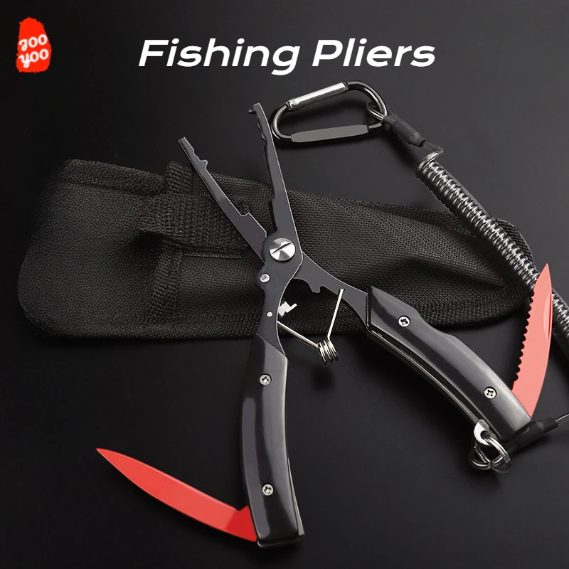 Alicates de pesca multifunción con abreanillas y cortalíneas - imagen 4