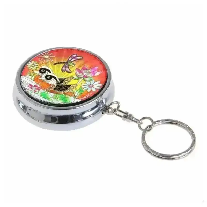 Cenicero portátil de acero inoxidable con llavero para bolsillo - imagen 3