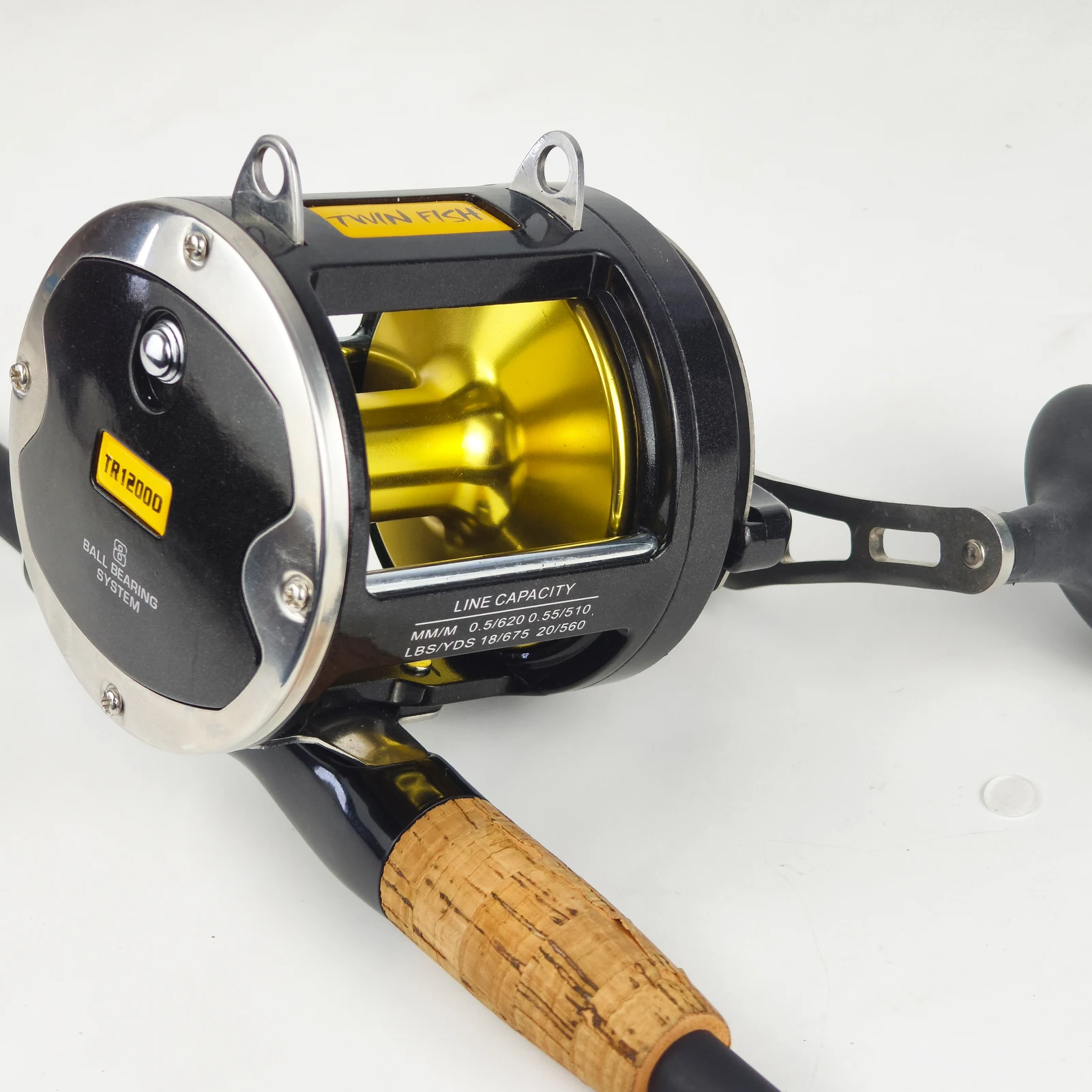 FREE FISHER TR12000 Carrete trolling y casting marino derecha - imagen 4