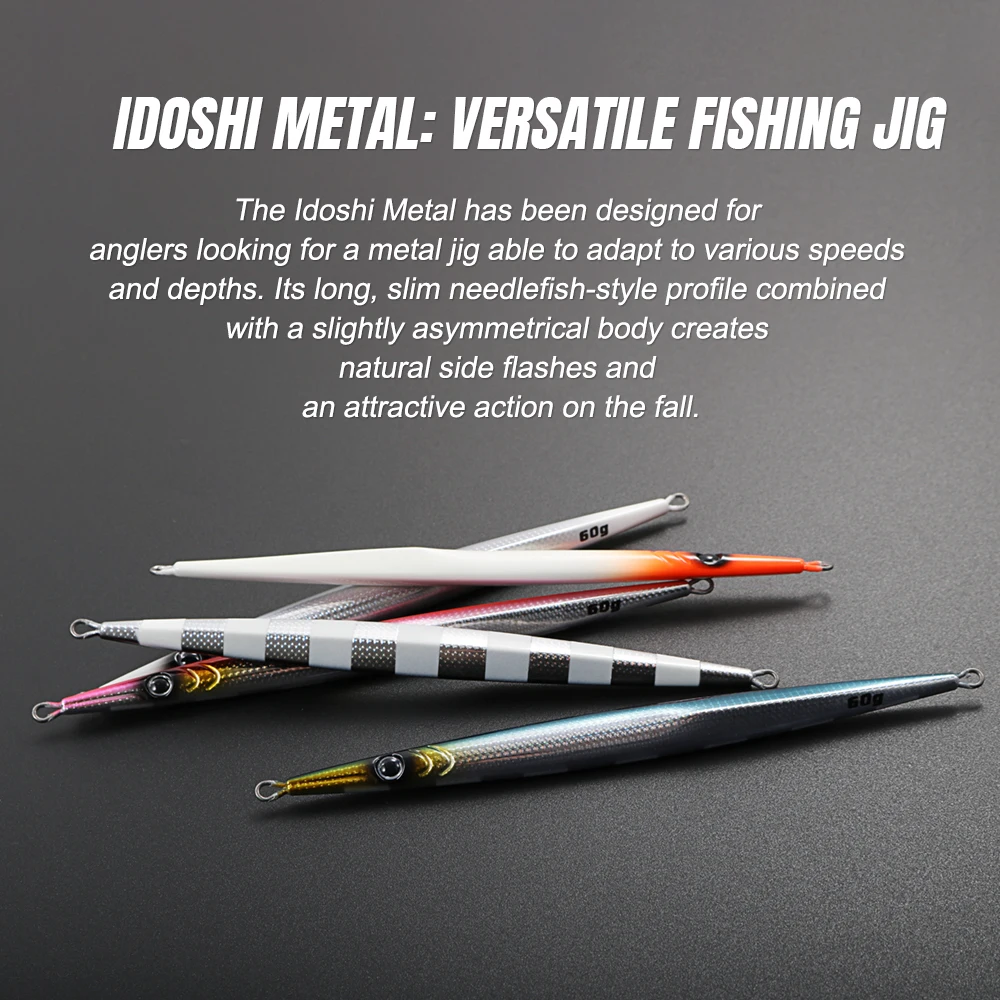 JIGGING PRO señuelos metálicos jigging con UV para agua salada - imagen 3