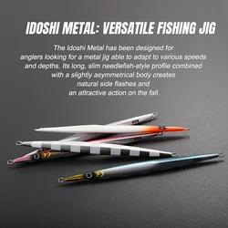 JIGGING PRO Jig metálico vertical 60‑100 g – acción rápida para pesca en el mar