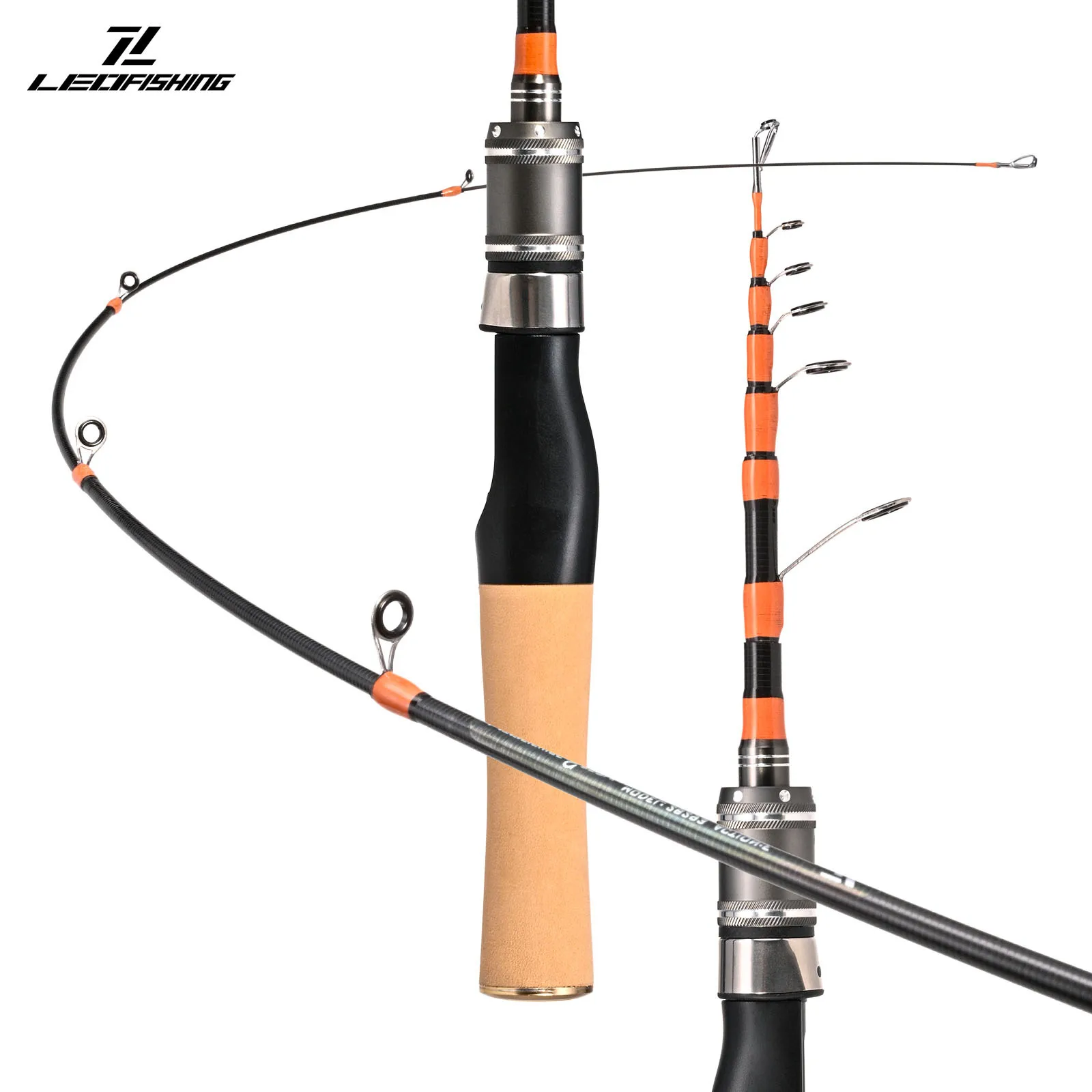 Caña telescópica de carbono UL para spinning y casting - imagen 5