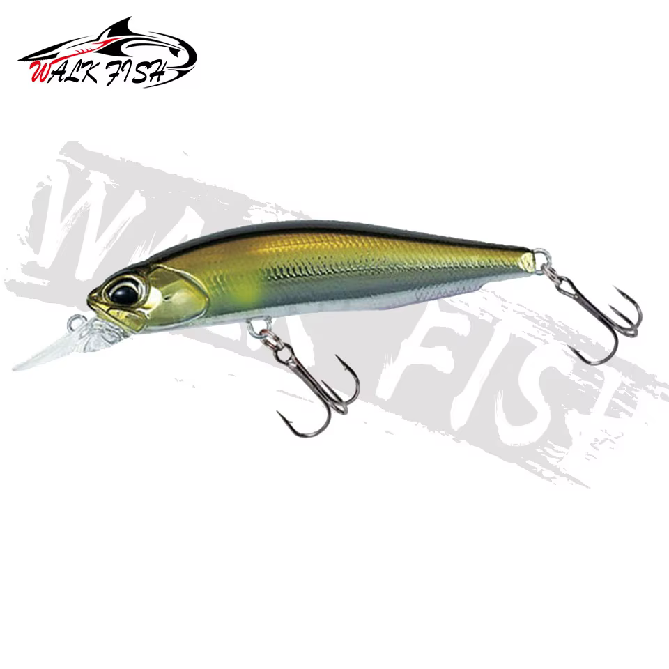 Walk Fish Señuelo suspendido Wobbler pesca profundidad invierno - imagen 2