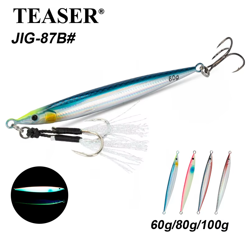 Jig Teaser J87B Little Jack – Señuelo Trolling hundimiento agua salada