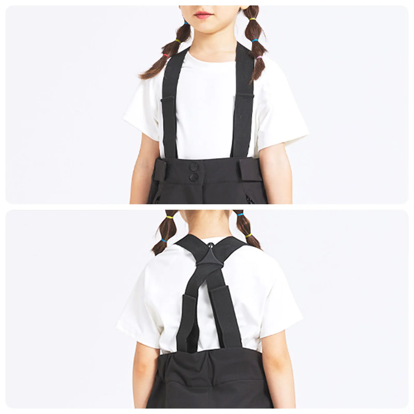 Traje de nieve cortavientos impermeable para niñas: chaqueta y pantalón - imagen 4