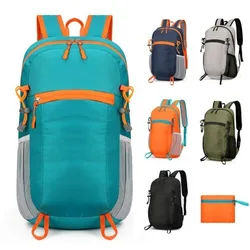 Mochila impermeable plegable para exteriores, portátil y capacidad