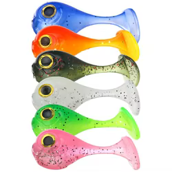 Vinilo Swimbait con Jig Head para Pesca de Lubina