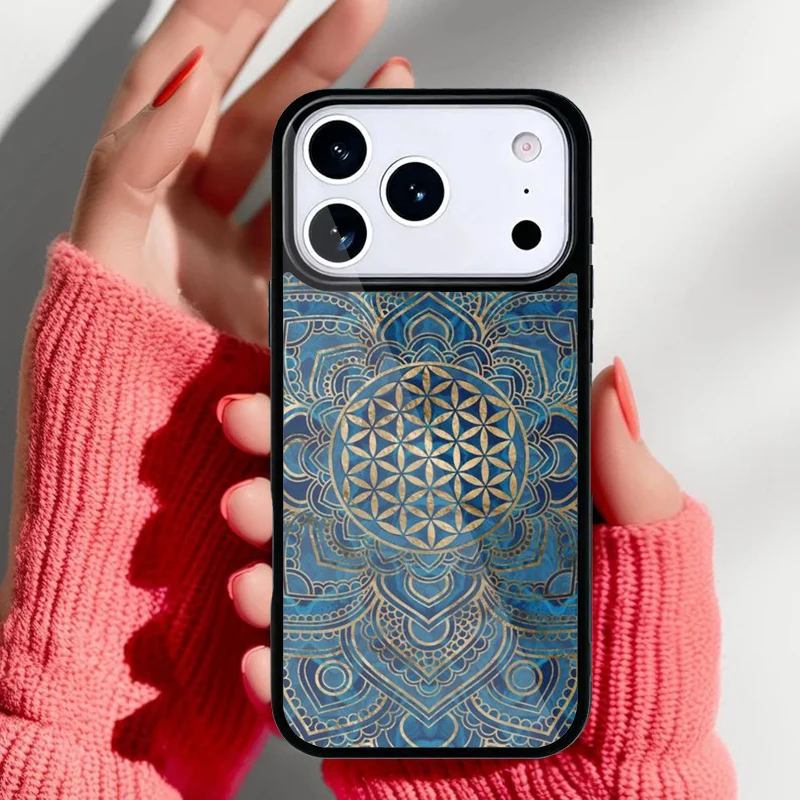 Funda Krajews diseño floral tonos pastel dorados