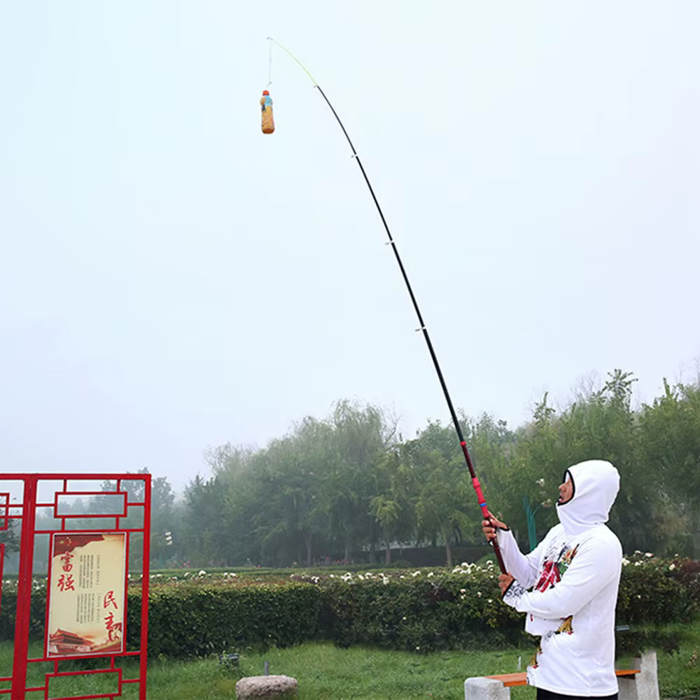 Caña Carbono Telescópica Spinning 2,1-4,5m – 10kg Fundición Lejana - imagen 2