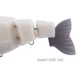 Hanlin Swimbait articulado flotante de cola blanda tipo Wobbler - imagen 5