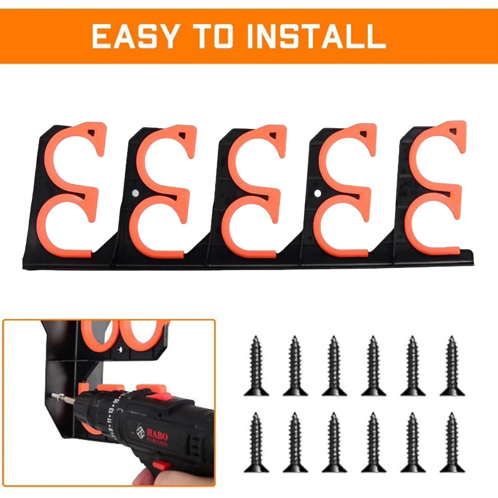 Soporte para cañas de pescar en pared: estante antideslizante duradero