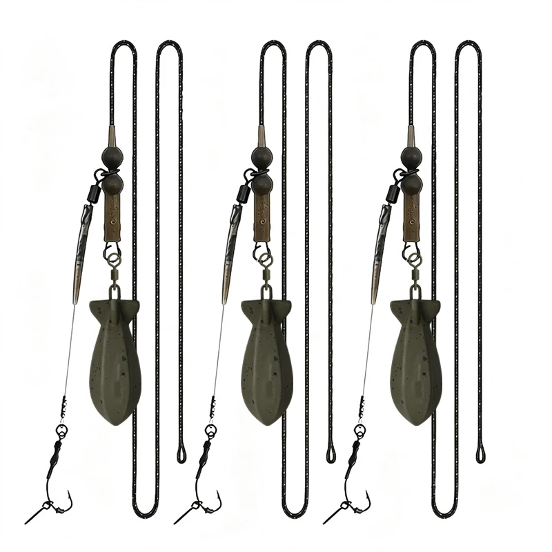 Set Carpa Stealth Camo – Sistema Missile con Plomo y Anti-Enredos - imagen 4