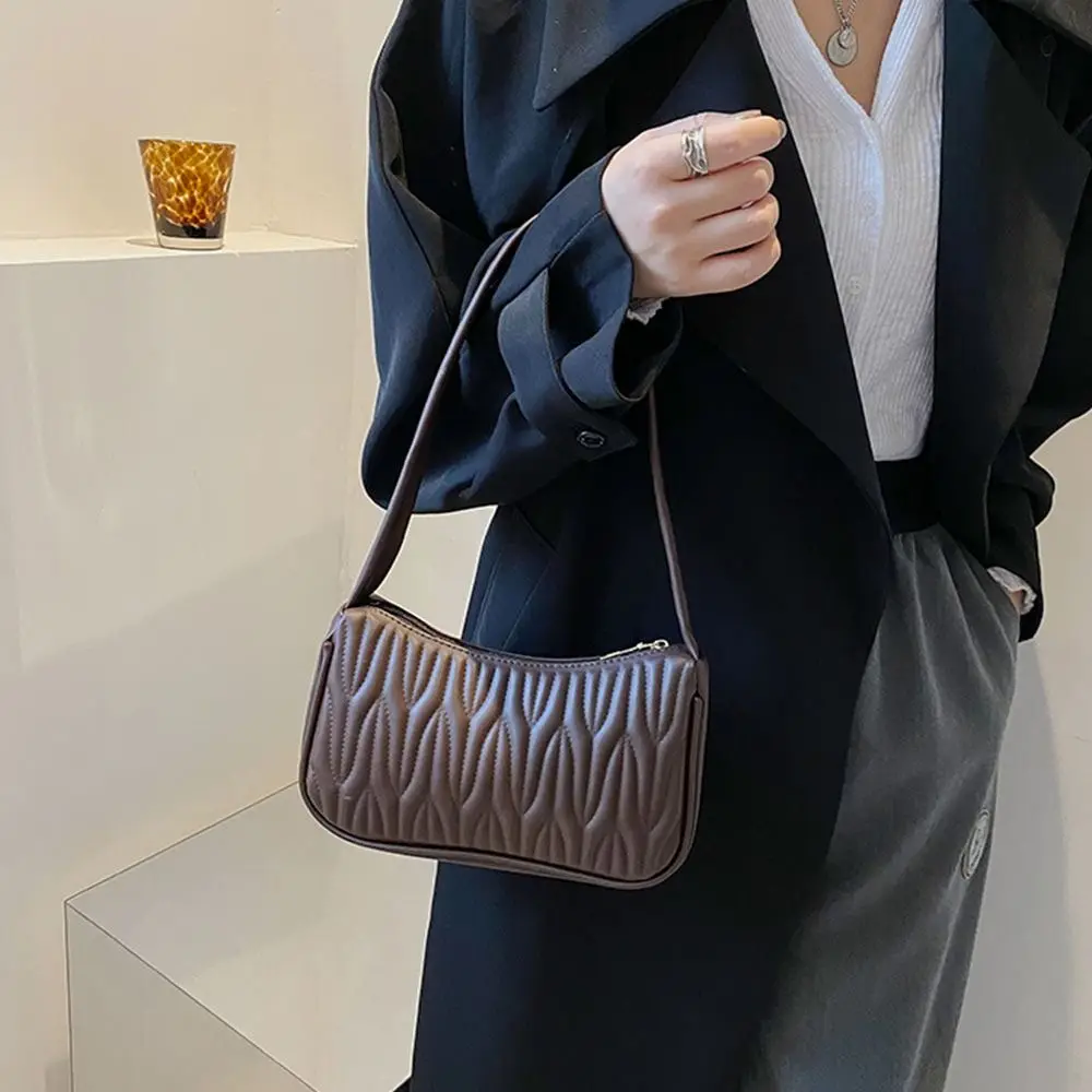 Bolso bandolera informal de color liso para mujer, mensajero