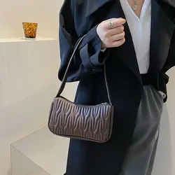 Bolso bandolera informal de color liso para mujer, mensajero
