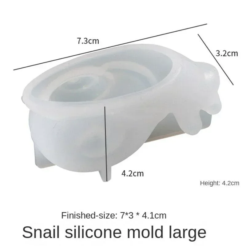 Molde Epoxy Silicona para Caracoles Decorativos - imagen 3
