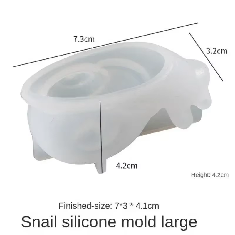 Molde Epoxy Silicona para Caracoles Decorativos - imagen 3