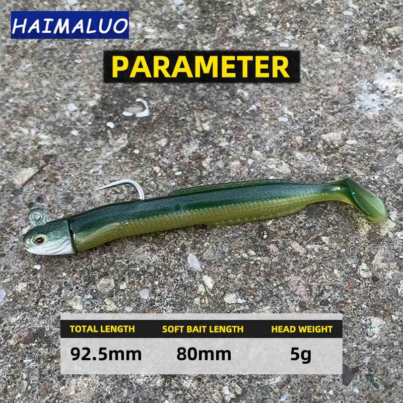 HAIMALUO Señuelo Anguila 92mm – 5g Vibración realista - imagen 4