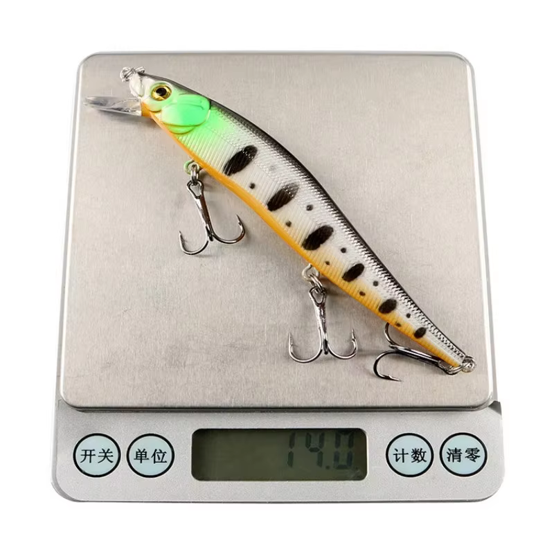 Señuelo Duro Minnow 3D Real Eyes – Anzuelos triples lubina y lucio - imagen 3