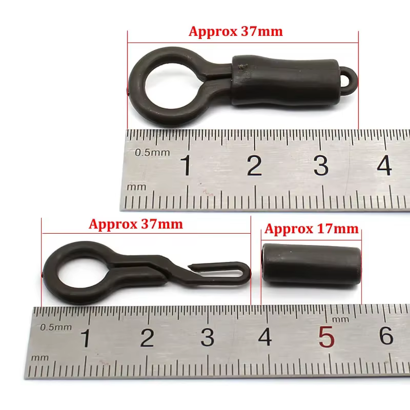 Clips de plomo traseros para carpa con manga de silicona - imagen 4